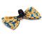 Show in main carousel: The Worthy Dog Sunflowers Dog Bow Tie, Blue, Large slide 3 of 3