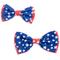 Show in main carousel: The Worthy Dog Stars Dog Bow Tie, Navy/Red, Small slide 3 of 5