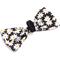 Show in main carousel: The Worthy Dog Lazy Daisy Dog Bow Tie, Black, Small slide 5 of 5