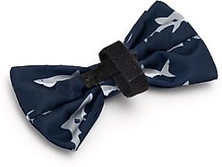The Worthy Dog Jaws Dog Bow Tie, Navy, Small slide 2 of 3