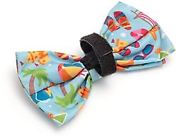 The Worthy Dog Life's a Beach Dog Bow Tie, Mint Green, Large slide 2 of 3