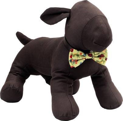 Show full view: The Worthy Dog Bugs Dog Bow Tie, Green, Large slide 4 of 5
