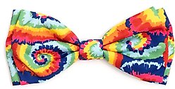 The Worthy Dog Kaleidoscope Dog Bow Tie, Multicolored, Large