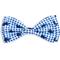 Show in main carousel: The Worthy Dog Gingham Whales Dog Bow Tie, Blue, Small slide 1 of 4