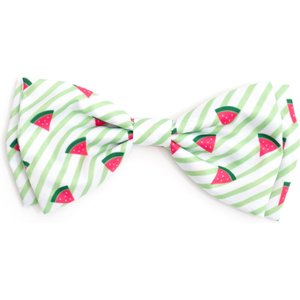 The Worthy Dog Stripe Anchors Dog Bow Tie, Navy