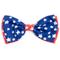 Show in main carousel: The Worthy Dog Stars Dog Bow Tie, Navy/Red, Small slide 1 of 5