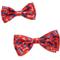 Show in main carousel: The Worthy Dog Preppy Bones Dog Bow Tie, Red/White/Blue, Small slide 2 of 3