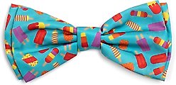 The Worthy Dog Popsicles Dog Bow Tie, Teal, Small
