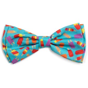 The Worthy Dog Popsicles Dog Bow Tie, Teal, Small