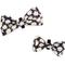 Show in main carousel: The Worthy Dog Lazy Daisy Dog Bow Tie, Black, Small slide 3 of 5