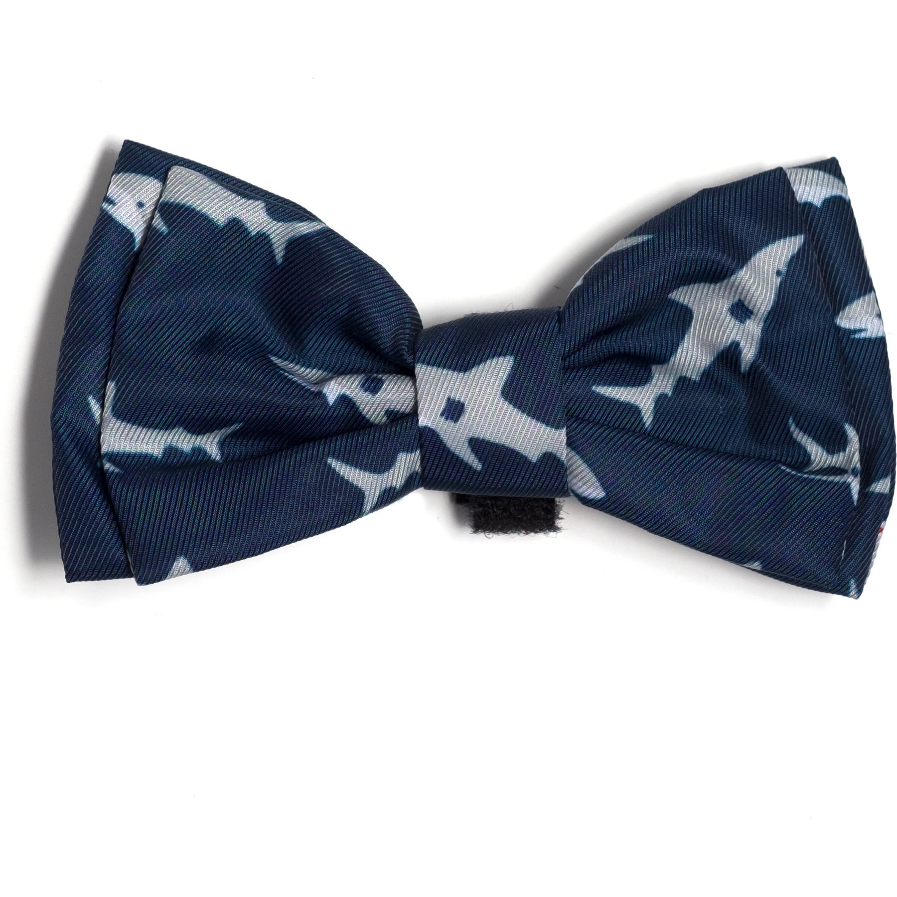 The Worthy Dog Jaws Dog Bow Tie, Navy, Large