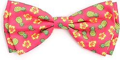 The Worthy Dog Pineapples Dog Bow Tie, Pink, Small