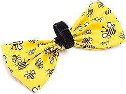 The Worthy Dog Bzzz! Dog Bow Tie, Yellow, Small slide 2 of 4
