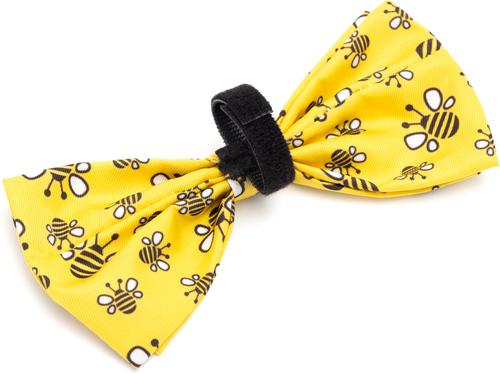 Show full view: The Worthy Dog Bzzz! Dog Bow Tie, Yellow, Small slide 4 of 4