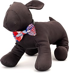 The Worthy Dog Americana Dog Bow Tie, Red/White/Blue, Small slide 2 of 3