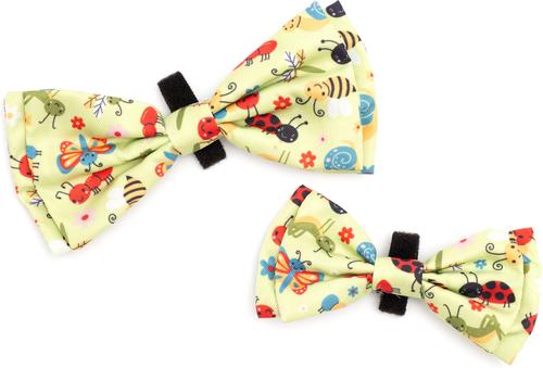 Show full view: The Worthy Dog Bugs Dog Bow Tie, Green, Large slide 3 of 5