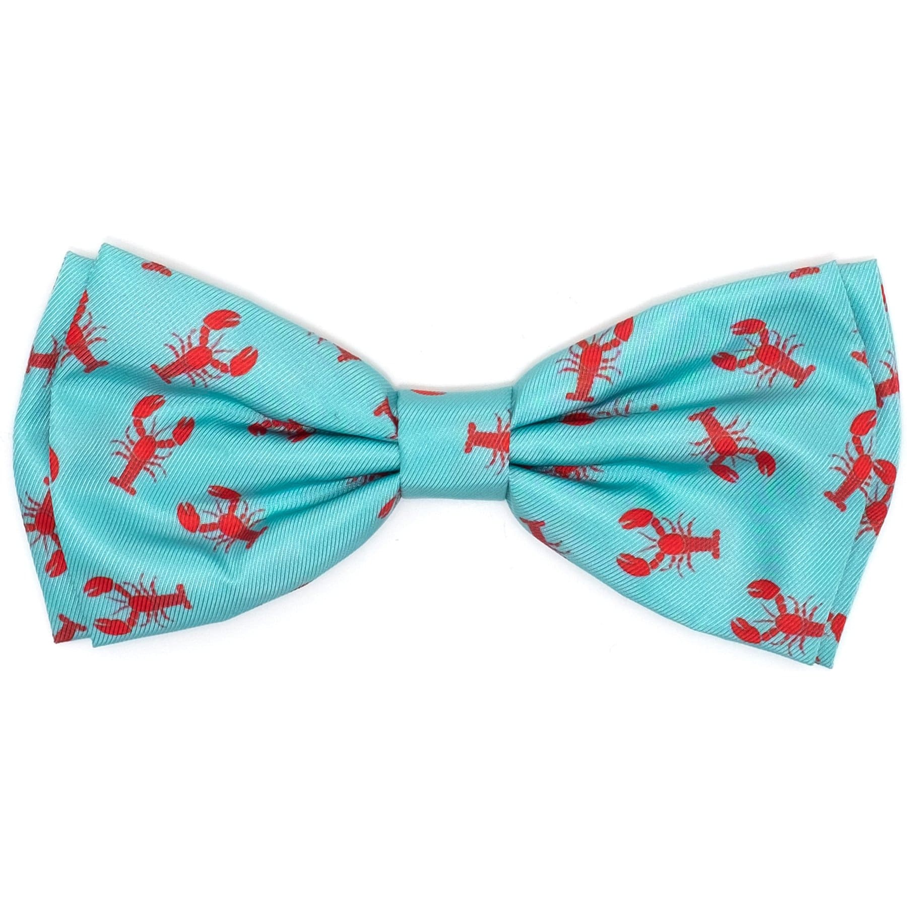 The Worthy Dog Lobsters Dog Bow Tie, Teal, Small
