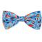 Show in main carousel: The Worthy Dog Independence Day Dog Bow Tie, Blue, Small slide 1 of 3