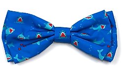 The Worthy Dog Chomp Dog Bow Tie, Blue, Small
