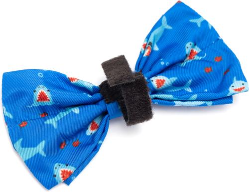 Show full view: The Worthy Dog Chomp Dog Bow Tie, Blue, Small slide 4 of 5