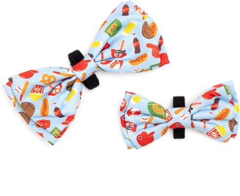 Show full view: The Worthy Dog Home Run Dog Bow Tie, Blue, Small slide 4 of 4
