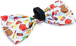 The Worthy Dog Home Run Dog Bow Tie, Blue, Small slide 2 of 3
