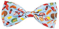 The Worthy Dog Home Run Dog Bow Tie, Blue, Small