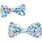 Show in main carousel: The Worthy Dog Gone Fishin' Dog Bow Tie, Blue, Small slide 2 of 3