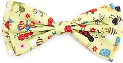 The Worthy Dog Bugs Dog Bow Tie, Green, Small