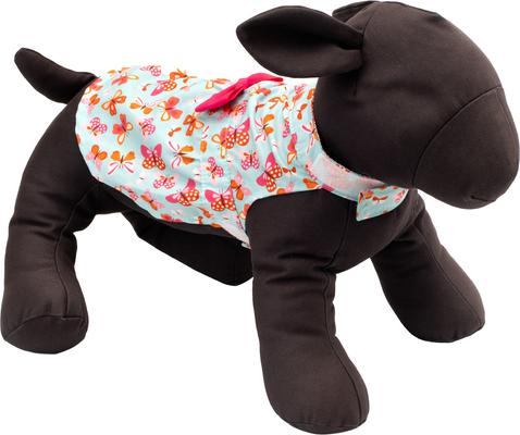 Show full view: The Worthy Dog Butterfly Dog Dress, Blue, X-Small slide 2 of 3
