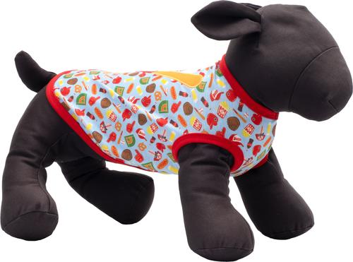 Show full view: The Worthy Dog Home Run Tee Dog Shirt, Blue, XX-Large slide 4 of 4