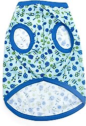 The Worthy Dog Pickleball Tee Dog Shirt, Blue, Large slide 2 of 3