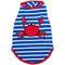 Show in main carousel: The Worthy Dog Crab Tee Dog Shirt, Royal Blue/White, Small slide 1 of 3