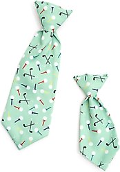 The Worthy Dog Golf Dog & Cat Neck Tie, Green, Small slide 2 of 3