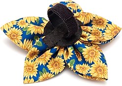 The Worthy Dog SunFlower Dog & Cat Collar Accessorys Flower Dog & Cat Collar Accessory, Blue, Small slide 2 of 3