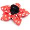 Show in main carousel: The Worthy Dog Stars Flower Dog & Cat Collar Accessory, Red/Navy, Small slide 3 of 3