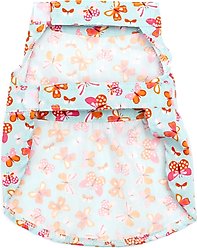 The Worthy Dog Butterfly Dog Dress, Blue, XX-Large slide 2 of 3