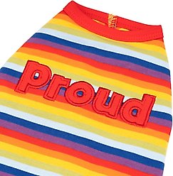 The Worthy Dog Proud Tee Dog Shirt, Multicolored, Small slide 2 of 4