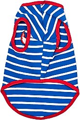 The Worthy Dog Crab Tee Dog Shirt, Royal Blue/White, XX-Large slide 2 of 3