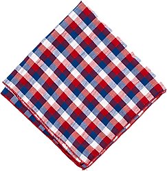 The Worthy Dog Check Dog Bandana, Red/White/Blue, Large slide 2 of 3