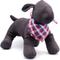 Show in main carousel: The Worthy Dog Check Dog Bandana, Red/White/Blue, Large slide 2 of 3