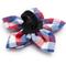 Show in main carousel: The Worthy Dog Check Flower Dog & Cat Collar Accessory, Red/White/Blue, Small slide 3 of 3
