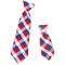 Show in main carousel: The Worthy Dog Check Dog & Cat Neck Tie, Red/White/Blue, Small slide 2 of 3