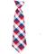 Show in main carousel: The Worthy Dog Check Dog & Cat Neck Tie, Red/White/Blue, Small slide 1 of 3