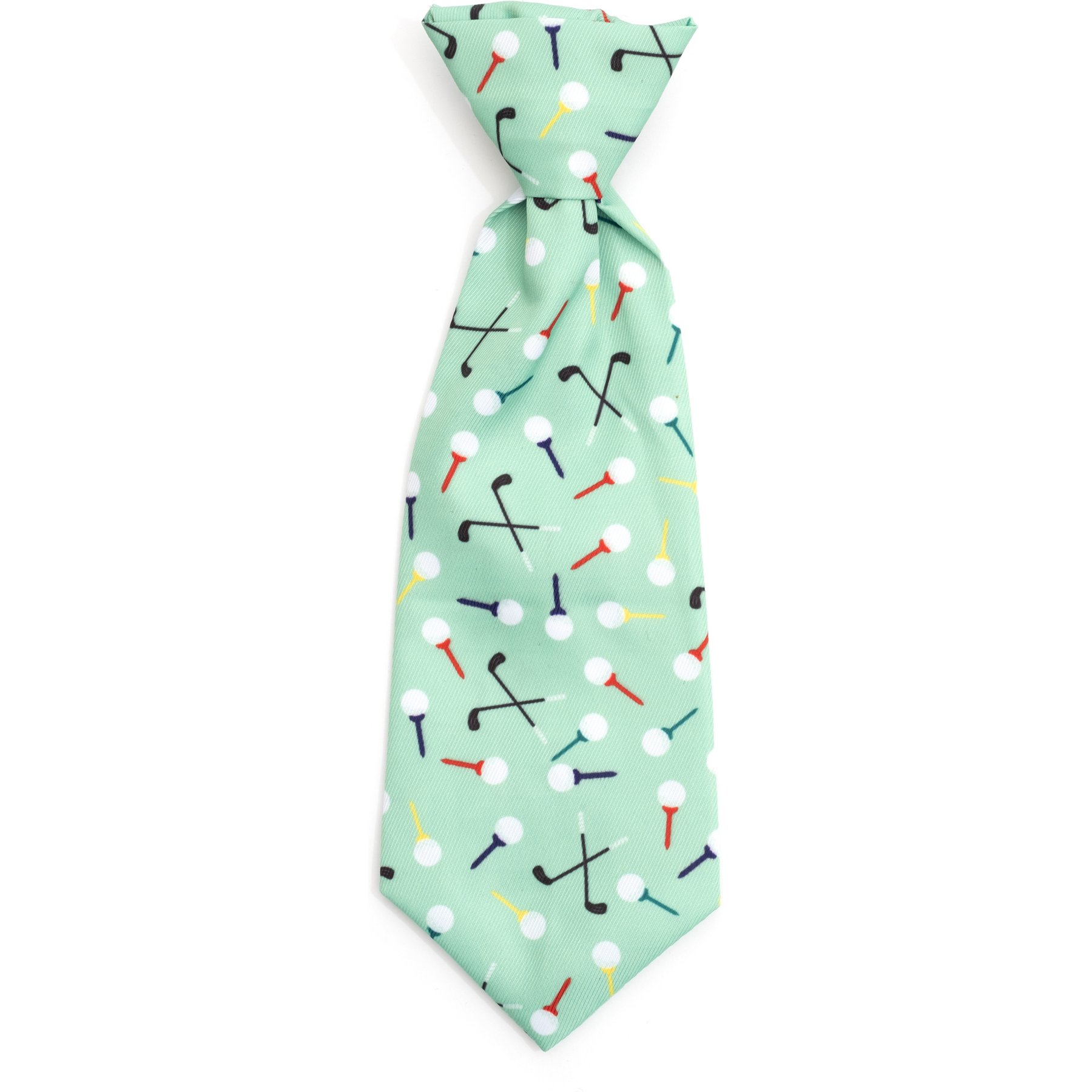 The Worthy Dog Golf Dog & Cat Neck Tie, Green, Large