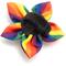 Show in main carousel: The Worthy Dog Rainbow Flower Dog & Cat Collar Accessory, Multicolored, Large slide 3 of 3