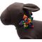 Show in main carousel: The Worthy Dog Rainbow Flower Dog & Cat Collar Accessory, Multicolored, Large slide 2 of 3