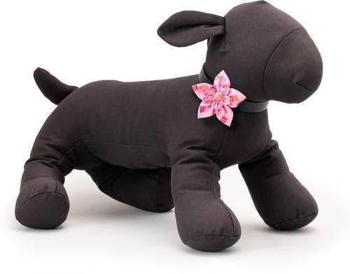 Show full view: The Worthy Dog Flip Flops Flower Dog & Cat Collar Accessory, Pink, Large slide 3 of 3