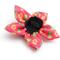 Show in main carousel: The Worthy Dog Pineapples Flower Dog & Cat Collar Accessory, Pink, Large slide 3 of 3