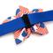 Show in main carousel: The Worthy Dog Patchwork Flag Flower Dog & Cat Collar Accessory, Red/White/Blue, Small slide 3 of 3